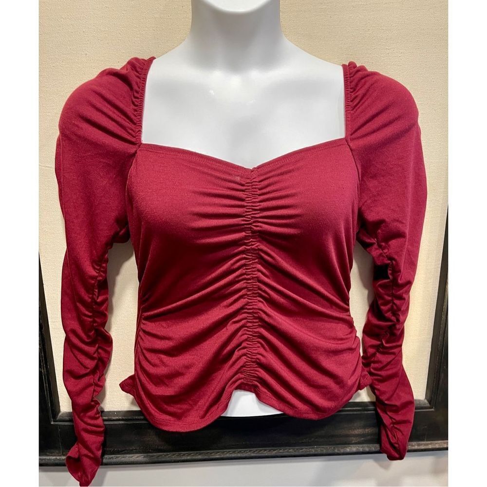 Kingston Gray Ruched Knit
